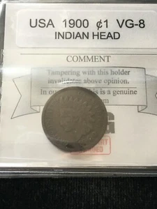 1900  USA, Indian Head Small One Cent. - Bild 1 von 10