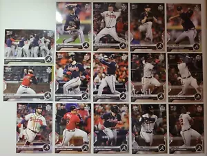 2021 Topps Now Atlanta Braves World Series Champions 15-Card ERROR Set - Picture 1 of 3