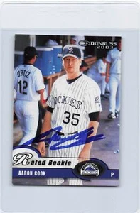 2003 Donruss #41 Aaron Cook Rockies Signed Auto *J1720 - Picture 1 of 2