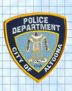 Polizei Patch - Iowa City of Altoona, IA - Bild 1 von 1