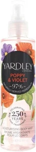 Yardley London Poppy & Violet Moisturising Body Mist 200ml - Picture 1 of 7
