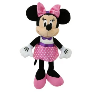 Minnie Mouse Springtime 8 Zoll kleines Plüschtier rosa gepunktetes Kleid - Bild 1 von 1