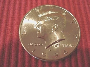 1996 P Kennedy BU Half Dollar Nice - Picture 1 of 4