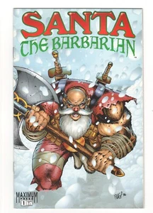 Babbo Natale Il Barbaro #1 Maximum Press 1996 ottime condizioni - Foto 1 di 2