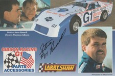 1995 Steve Russell signed Chevy Camaro Hav-A-Tampa Dirt Late Model Hero Card