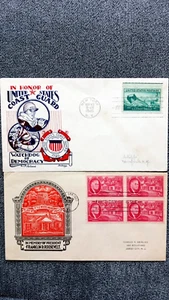 2 First Day Cover 1945 - Picture 1 of 4