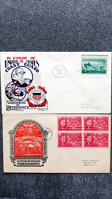 2 First Day Cover 1945 - Image 1 of 4