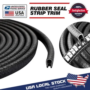 40ft Car Door Edge Trim Guard Rubber Seal Strip Protector Fit for Toyota Pickup - Picture 1 of 15