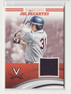 2016 Panini Collegiate Virginia Jersey Joe McCarthy Black swatch - Flat S/H - Picture 1 of 1
