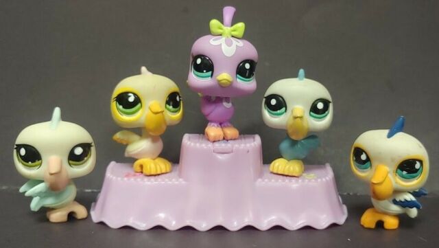 Garten of Banban Opila Bird LPS Littlest Pet Shop Custom Flamingo / Kiwi  Bird