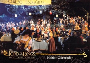 2001 Topps The Lord of the Rings: The Fellowship of the Ring Hobbit Celebration