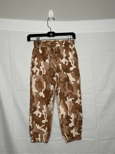 Lands end camo jogger sweat pants size 8 C34-25 - Picture 1 of 3