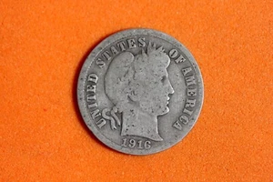 1916 Barber Dime #M18011 - Picture 1 of 2