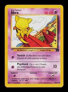 Pokemon TCG - Abra - 49/82 - LP-EXC BUY 2 CARDS GET 1 FREE!! - Picture 1 of 1