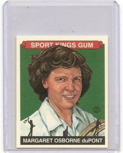 2013 Sportkings Series F Margaret Osborne DuPont Mini Insert Card #269