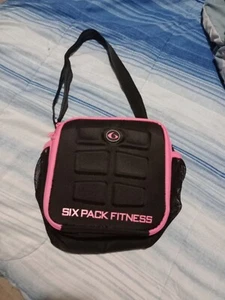 Six Pack Fitness Black W/ Neon Pink, Travel Fit Innovator 3- Meal Management Bag - Picture 1 of 23