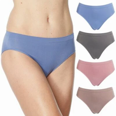 Paquete de 4 bragas cortas Ahh sin costuras Rhonda Shear 729-517 - talla 1X Foto 1 de 4