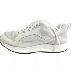 LL Bean Men's Gray Suede Mesh Comfort Fitness Walking Sneaker Shoes Size 9.5 - Picture 1 of 8