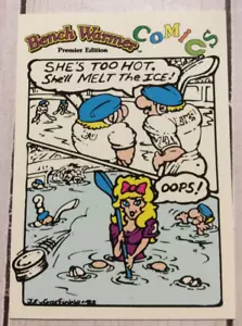 Tarjeta coleccionable 28 de cómics Benchwarmer 1992 edición Premier - Imagen 1 de 2