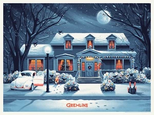 GREMLINS MOVIE POSTER BY DKNG SIGNED & NUMBERED LTD EDITION SCREEN PRINT MONDO - Picture 1 of 1