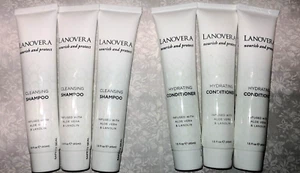 LANOVERA 6 Travel Size 3-Shampoo 3-Conditioner Each 1.5 oz. MGM BELLAGIO
