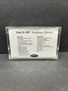 Take It Off! - Striptease Classics Various Artists RHINO RECORDS PROMO CASSETTE - Picture 1 of 6