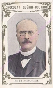 Chromo Schokolade Guérin Boutron Branly Savant Buch D Gold N 482/500 - Bild 1 von 2