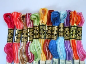 12 hilos trenzados DMC paquete multicolor A - Imagen 1 de 2