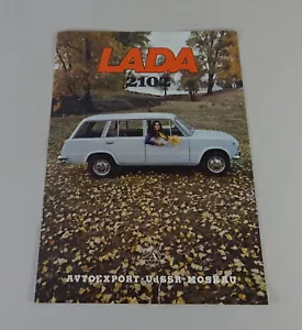 Prospekt / Broschüre Lada VAZ 2102 Kombi 1200 Baujahr 1971 - 1985 - Bild 1 von 2