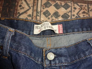Levis 559 Relaxed Straight Jeans 34x34 MED Wash 100% Cotton - Picture 1 of 4