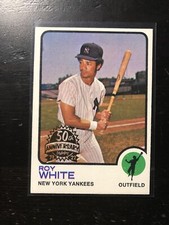 2022 Topps Heritage 1973 50th Anniversary Stamped Buyback Roy White #25 Card PWE