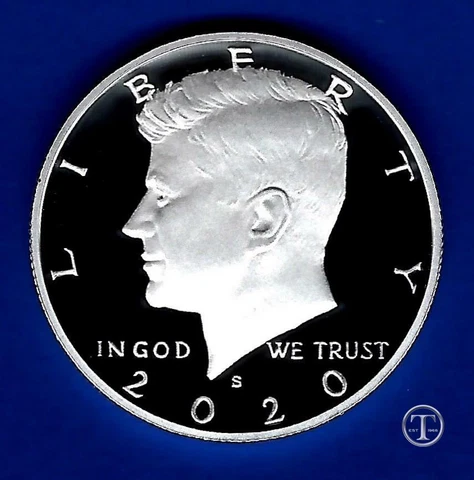 2020 S Silver Proof Kennedy Half Dollar -GEM PROOF- 99% Silver-IN STOCK Cover