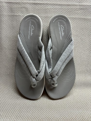 Sandali Clarks Cloudsteppers Arla Gilson grigio lavabile donna taglia 8