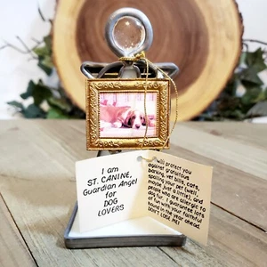 Official Guardian Angel for Dog Lovers NIB Stained Glass - Picture 1 of 8