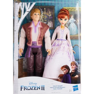 Frozen Disney Anna & Kristoff Fashion Dolls 2-Pack Outfits Hasbro New Kids - Picture 1 of 3