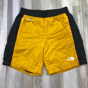 The North Face Hydrenaline Wind Shorts Mens Small Yellow Black Windwall Outdoors - Picture 1 of 10