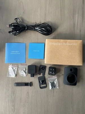 SimpliCam Outdoor Kit Open Box New WiFi 1080p Wireless Home Security Camera - Image 1 of 4