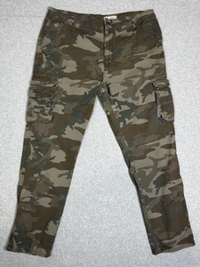 Wrangler Hose Herren 38x32 Grün Camouflage Regular Taper Cargo Utility Stretch - Bild 1 von 11