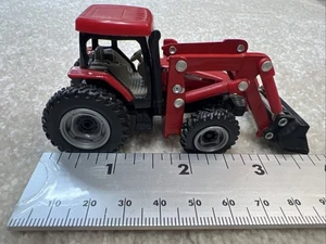 Ertl Case IH MX 120 Tractor 1/64 With Bucket Loose Red - Picture 1 of 5
