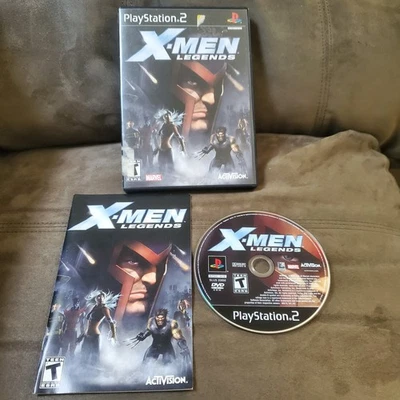 X-Men Legends - PlayStation 2 PS2 - CIB Complete w/ Manual Black Label  - Image 1 of 4