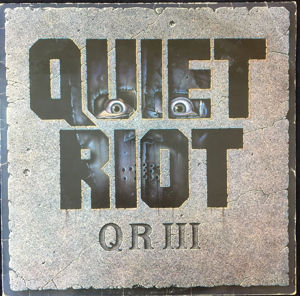 QUIET RIOT 'QR III' 12'' VINYL ALBUM EPIC RECORDS EPC26945 1986 UK FIRST PRESS - Image 1 of 4