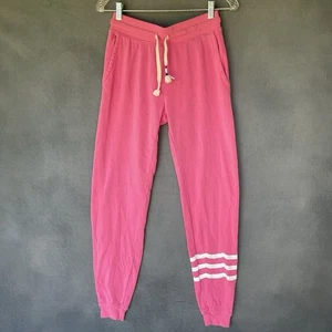 Sol Angeles Jogger Sweatpants Pink Women's Small Coastal Waves California Surfer - Picture 1 of 9