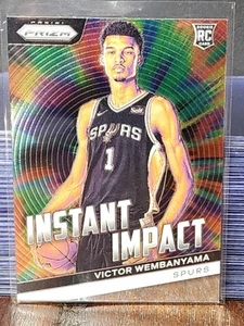 2023-24 Prizm Victor Wembanyama Instant Impact Rookie RC #3 Spurs - Picture 1 of 2