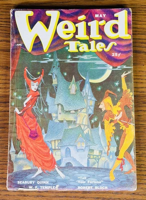 WEIRD TALES PULP MAGAZINE May 1950 HORROR Robert Bloch  VTG Mr Hyde Terror - Image 1 of 4