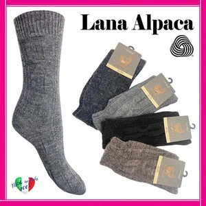 Calze Corte da Donna in di Lana ALPACA Calzini Calzettoni Invernali Caldi Calde - Foto 1 di 17