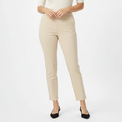  Pantalones al tobillo Peek & Peck Collection caqui claro (talla 14 para mujer) Foto 1 de 4