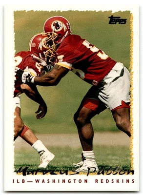 1995 Topps Marvcus Patton Washington Redskins #244 - Image 1 of 2