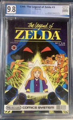 The Legend Of Zelda 3 PGX 9.8 WP Valiant Comics 1990 Nintendo Not CGC 😑 - Image 1 of 3