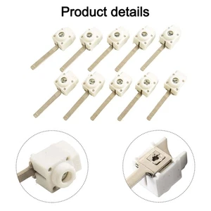 10 Pcs Connecteurs de Borne pour Sécurisé pour Liens de Disjoncteur Busbar - Photo 1/12