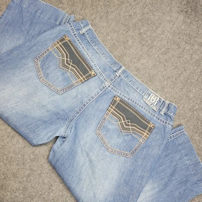 Request Jeans Mens 42x26 Whiskered Western Rodeo Ranch Hands Country Cows - Image 1 of 4